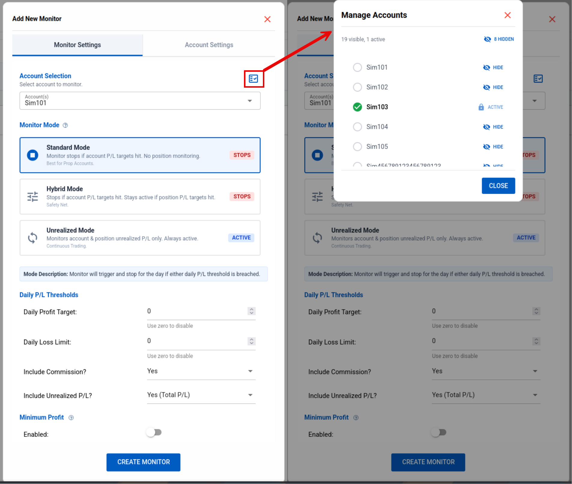 Account Visibility